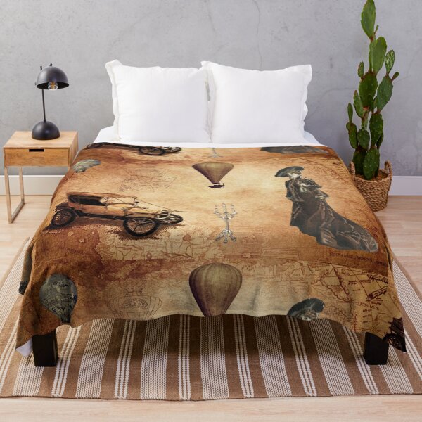 Item preview, Vintage Steampunk Elegant Lady World Map designed and sold by silviaol.