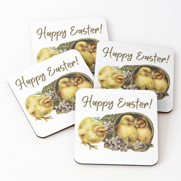 Item preview, Vintage Happy Easter Chicken Basket designed and sold by silviaol.