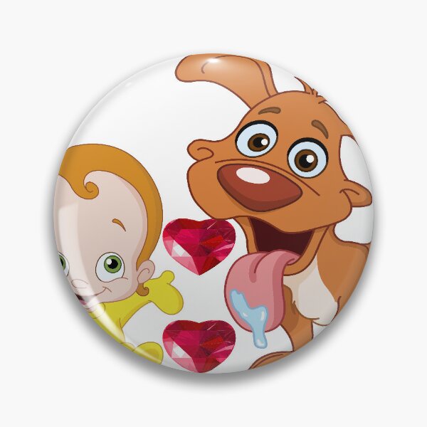 Item preview, babby and dog designed and sold by MYemoji.