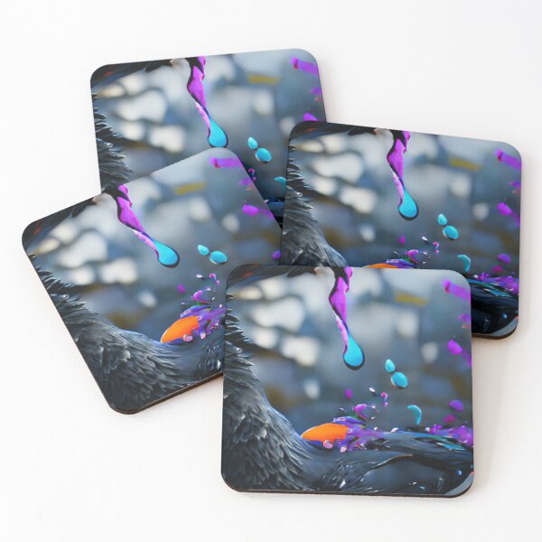 Item preview, "Colorful Waters on Feathers" designed and sold by AwakenedAlchemy9.