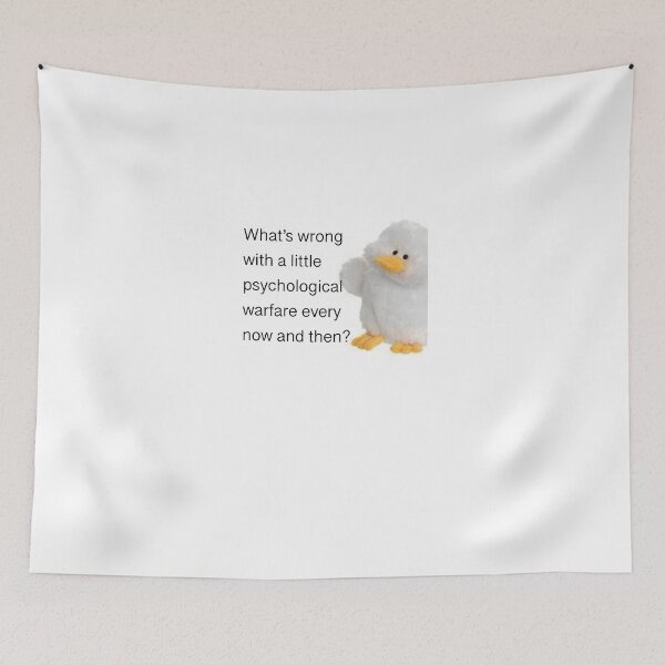 Item preview, Psychological Warfare Duck Sticker designed and sold by ThomasHiemets.