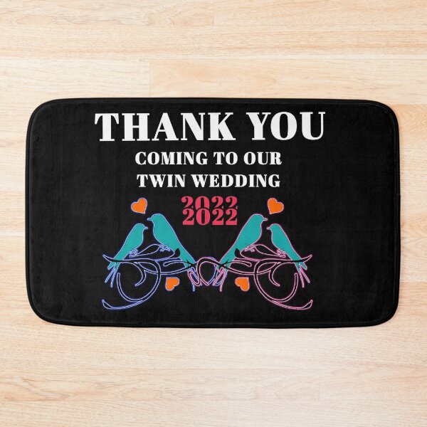 Item preview, THANK YOU, COMING TO OUR TWIN WEDDING - Guests thank you Gift designed and sold by Spasija.