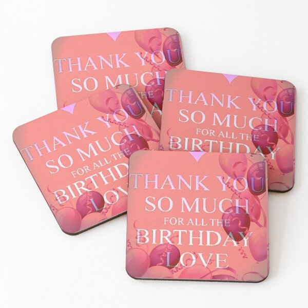 Item preview, Birthday thank you designed and sold by sweetees4u.