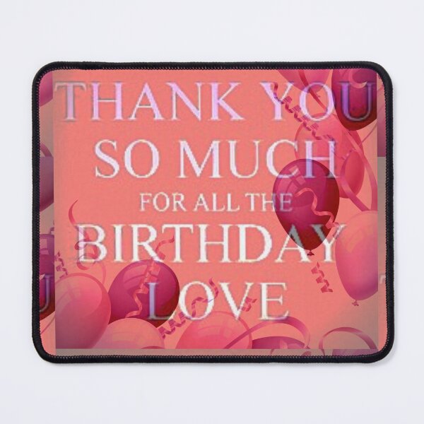 Item preview, Birthday thank you designed and sold by sweetees4u.