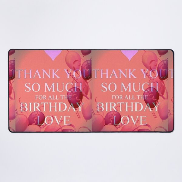 Item preview, Birthday thank you designed and sold by sweetees4u.