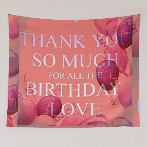 Item preview, Birthday thank you designed and sold by sweetees4u.