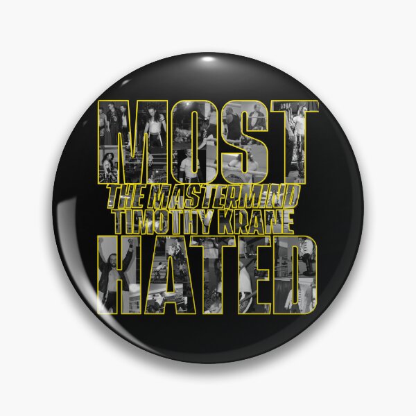Item preview, Most Hated Black and White Yellow Outline designed and sold by timothykrane.