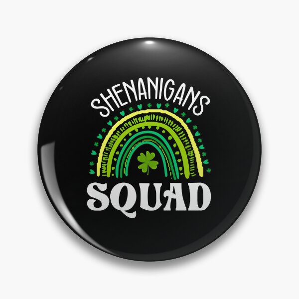 Item preview, Funny Shenanigans Squad Saint Patrick Day with shamrocks designed and sold by ZETTIF ⭐⭐⭐⭐⭐.