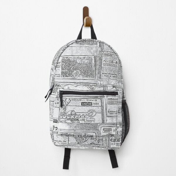 Item preview, japanese game cartridge - retro nerd - b&w designed and sold by nerdy-northern.