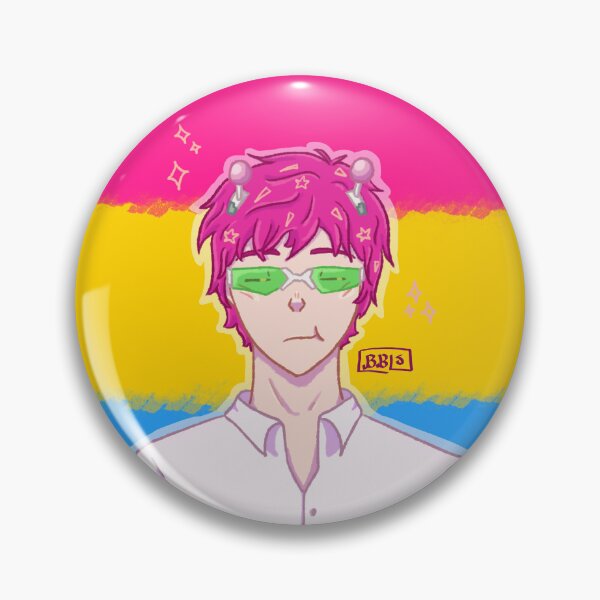 Item preview, Saiki K Pansexual Pride designed and sold by BubblesDoesArt.