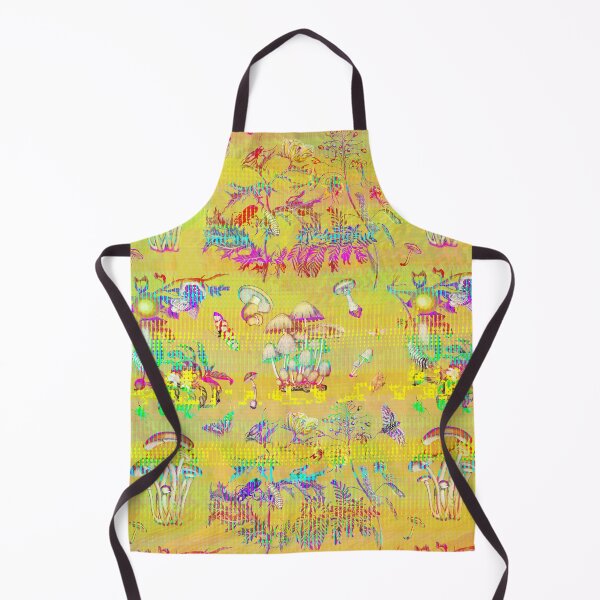 Item preview, Glitch Aesthetic Cottagecore Mushroom Pattern designed and sold by Trish Dish.