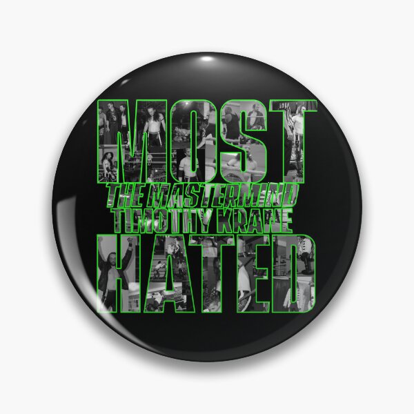 Item preview, Most Hated Black and White Green Outline designed and sold by timothykrane.