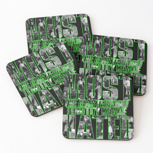 Item preview, Most Hated Black and White Green Outline designed and sold by timothykrane.