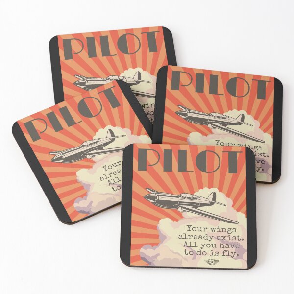Item preview, Your Wings Already Exist.  All You Have To Do Is Fly.-Pilot-Pilot Sayings- Retro Pilot-Retro-New Pilot designed and sold by SighFly52.