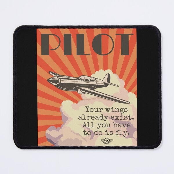 Item preview, Your Wings Already Exist.  All You Have To Do Is Fly.-Pilot-Pilot Sayings- Retro Pilot-Retro-New Pilot designed and sold by SighFly52.