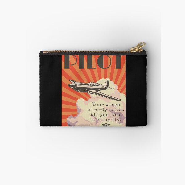 Item preview, Your Wings Already Exist.  All You Have To Do Is Fly.-Pilot-Pilot Sayings- Retro Pilot-Retro-New Pilot designed and sold by SighFly52.