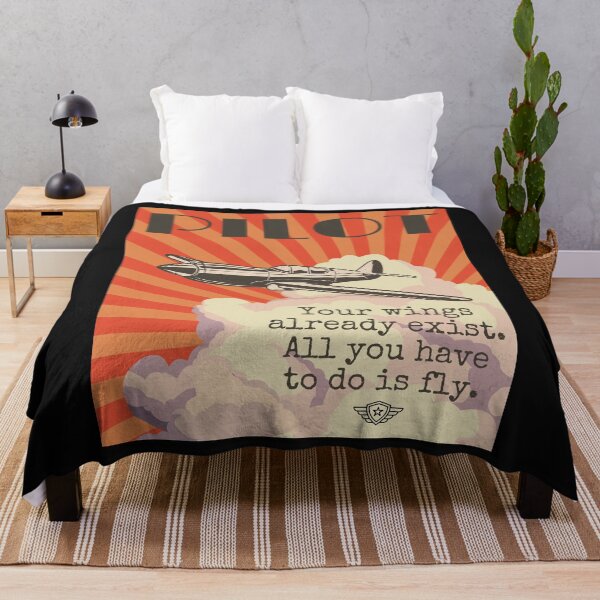 Item preview, Your Wings Already Exist. All You Have To Do Is Fly.-Pilot-Pilot Sayings- Retro Pilot-Retro-New Pilot designed and sold by SighFly52.