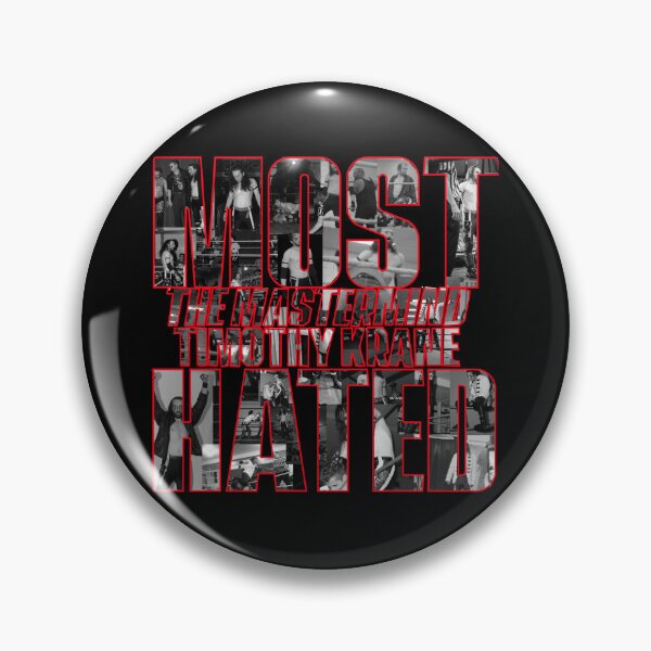 Item preview, Most Hated Black and White Red Outline designed and sold by timothykrane.