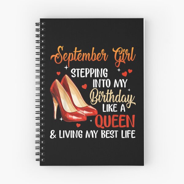 Item preview, Womens September Girl Stepping Into My Birthday Like A Queen  designed and sold by laurenm233.