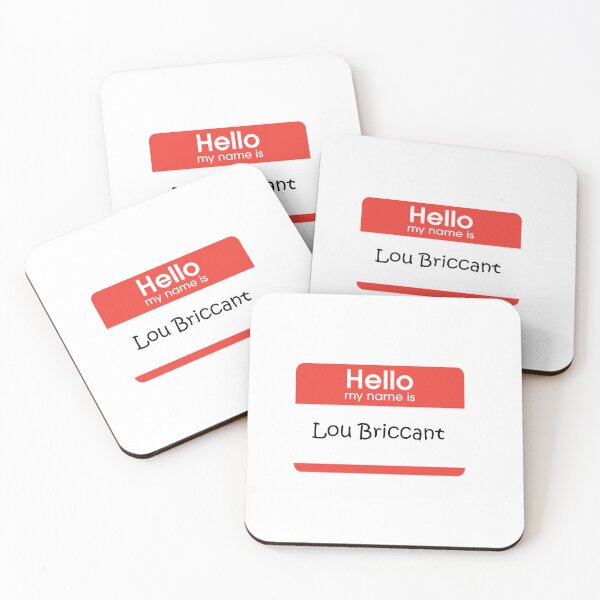 Item preview, Hello my Name is Lou Briccant  designed and sold by Jcrispy18.