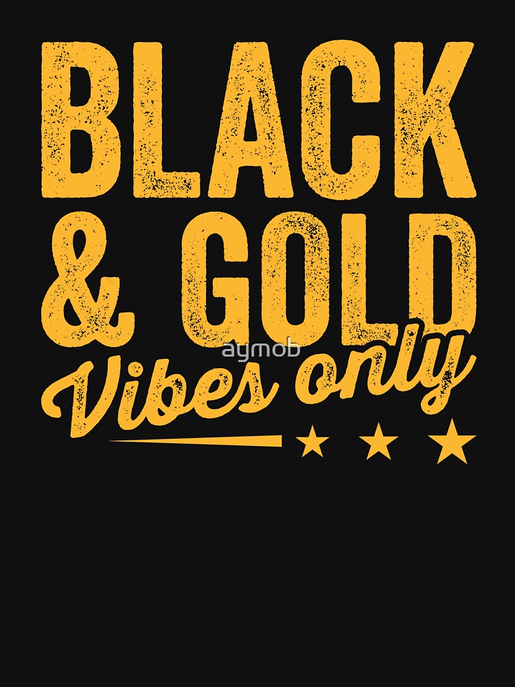 Black & Gold Game Day Group Shirt for High School Football 