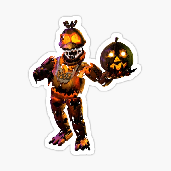 Funtime Chica Transparent Sticker for Sale by dongoverlord