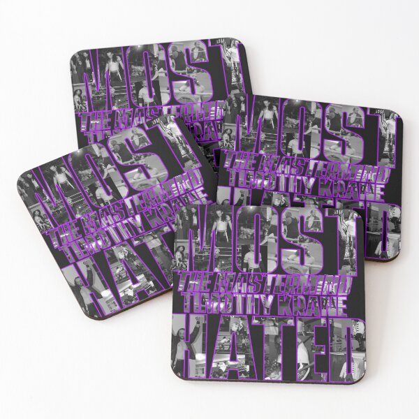 Item preview, Most Hated Black and White Purple Outline designed and sold by timothykrane.