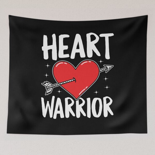 Item preview, Heart Warrior Shirt, CHD Awareness Shirt, Cardiomyopathy Shirt, Heart Disease Patient Shirt, Cardiac Arrest Shirt, Heart Red Ribbon Kids designed and sold by aymob.
