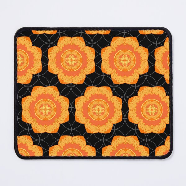 Item preview, Small Orange Medallion Print designed and sold by PinHookPrincess.