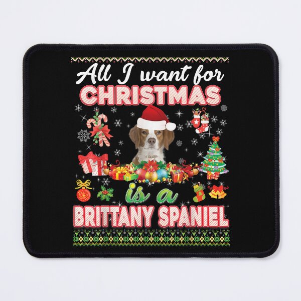Item preview, All I Want For Christmas Is A Brittany Spaniel Dog Sweater  designed and sold by laurenm233.