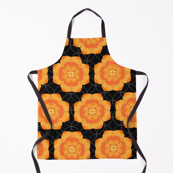 Item preview, Small Orange Medallion Print designed and sold by PinHookPrincess.