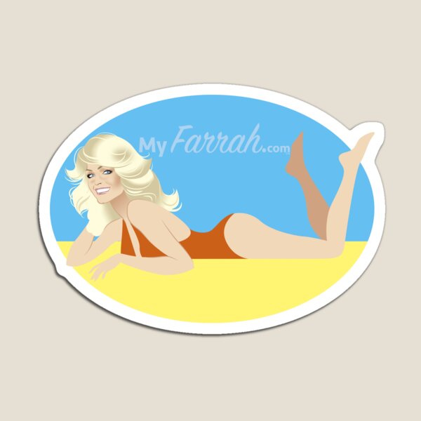 Beach Time Fawcett Magnet