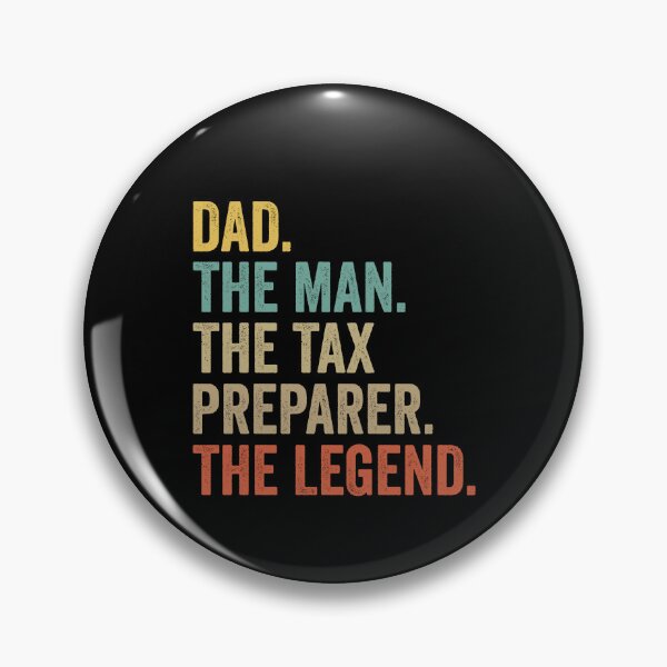 Item preview, Dad The Man The Tax Preparer The Legend Shirt, CPA Accountant Gift, Tax Season Shirt, Accountant Pun Shirt, Being An Accountant Is Easy Tee designed and sold by aymob.