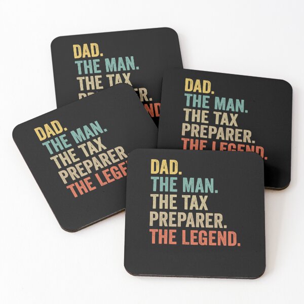 Item preview, Dad The Man The Tax Preparer The Legend Shirt, CPA Accountant Gift, Tax Season Shirt, Accountant Pun Shirt, Being An Accountant Is Easy Tee designed and sold by aymob.