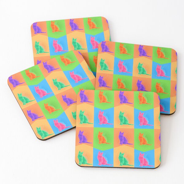 Item preview, Cute Cat Pop Art - Vintage, Happy & Good Vibes Only Cat Enthusiast Art designed and sold by MrGiftee.
