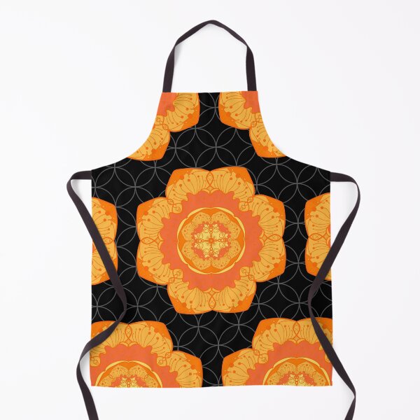 Item preview, Large Orange Medallion Print designed and sold by PinHookPrincess.