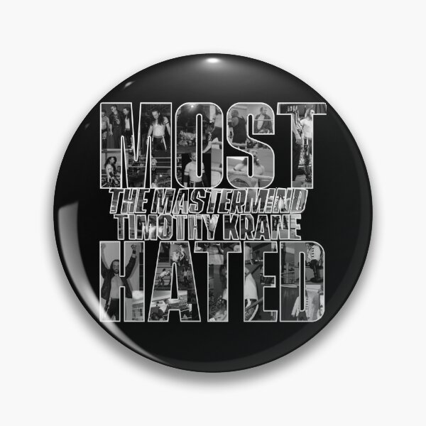 Item preview, Copy of Most Hated Black and White Black Outline designed and sold by timothykrane.