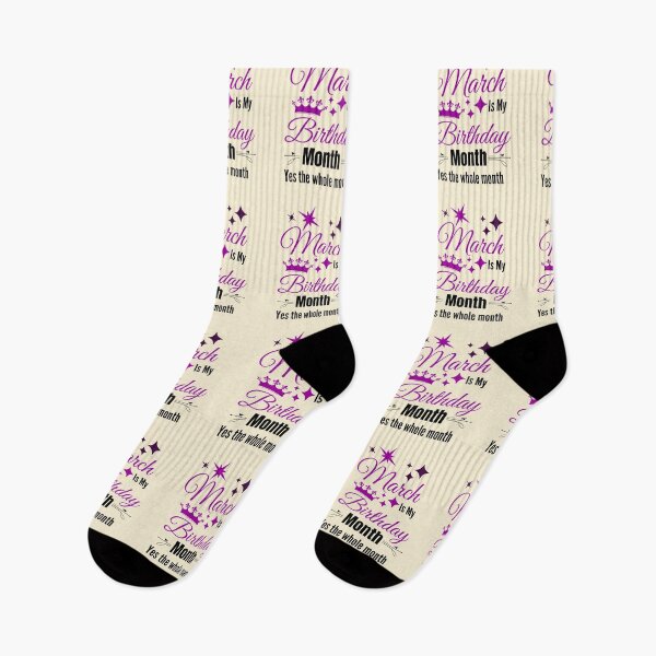 Item preview, March Is My Birthday Month Yes The Whole Month l Funny  Birthday Quotes l Gift for women  designed and sold by Reddiamond3 ⭐⭐⭐⭐⭐.