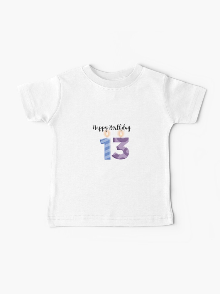 happy 13th birthday shirts