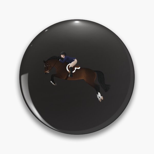 Item preview, Bay Hunter Jumper - Equine Rampaige Sticker designed and sold by HeejaeLee.
