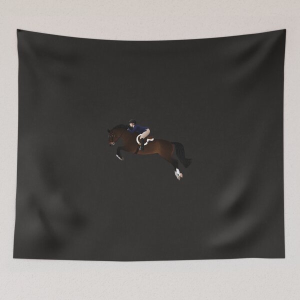 Item preview, Bay Hunter Jumper - Equine Rampaige Sticker designed and sold by HeejaeLee.