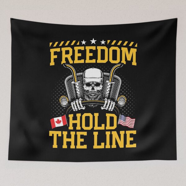 Item preview, Freedom Hold The Line Shirt, Trucker Freedom Shirt, Mandate Freedom Shirt, Freedom Fighter Shirt, Convoy Ottawa Shirt, 2022 Truckers Protest designed and sold by aymob.