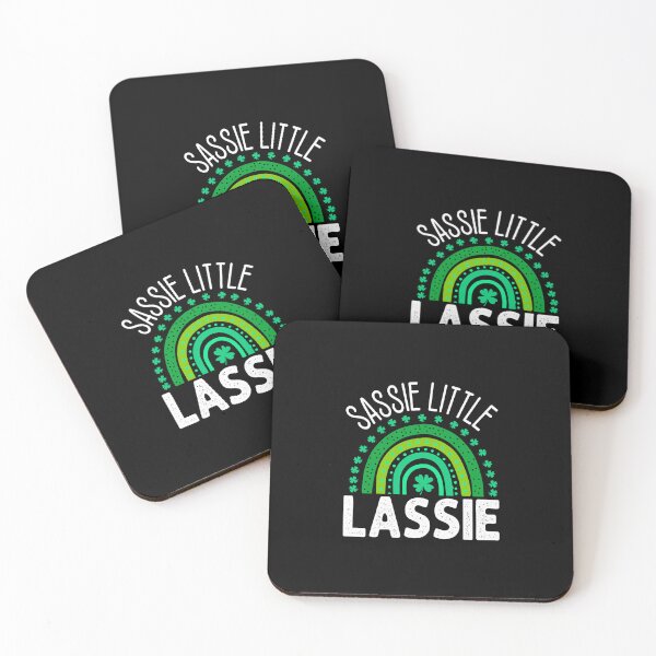 Item preview, Sassy Little Lassie Funny Irish Celebration St Patricks Day Rainbow Shamrock designed and sold by ZETTIF ⭐⭐⭐⭐⭐.