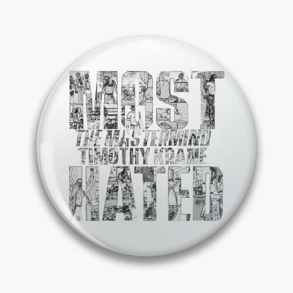 Item preview, Most Hated Black Outline designed and sold by timothykrane.
