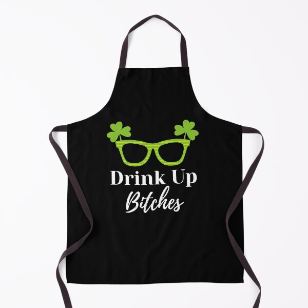 Item preview, St. Patrick's Day Drink Up Bitches Glasses designed and sold by MacAndMoose.