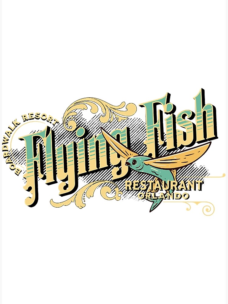 "Flying Fish Restaurant Orlando at Boardwalk Resort in Florida " Poster