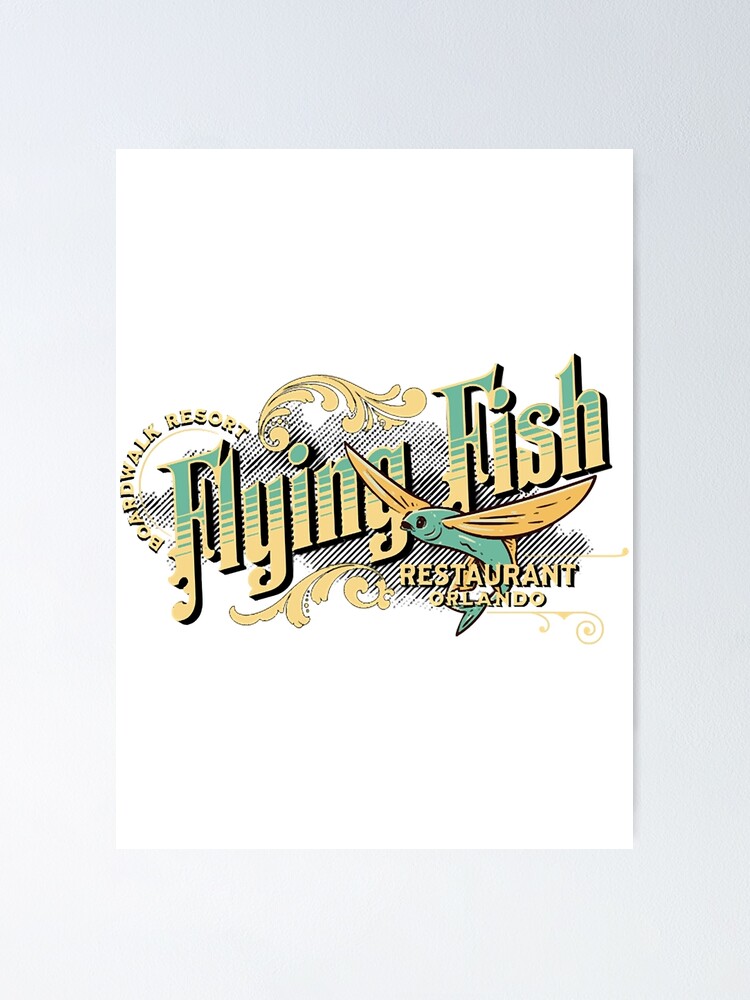 "Flying Fish Restaurant Orlando at Boardwalk Resort in Florida " Poster