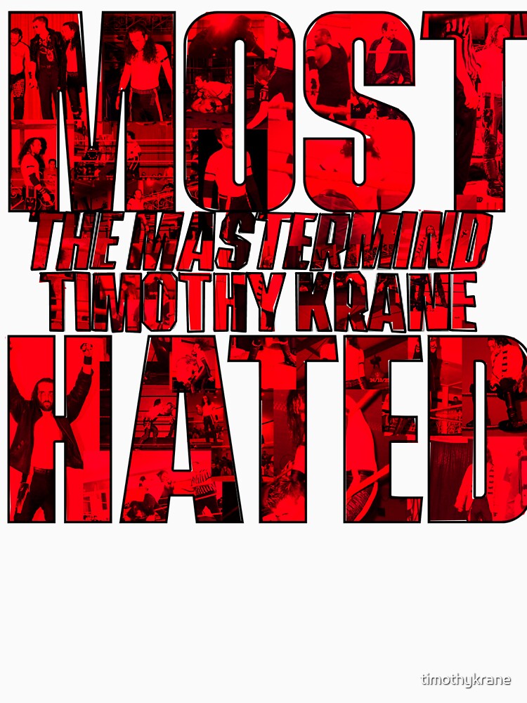 Red /white MOST HATED t shirt – MH Apparel And Merchandise