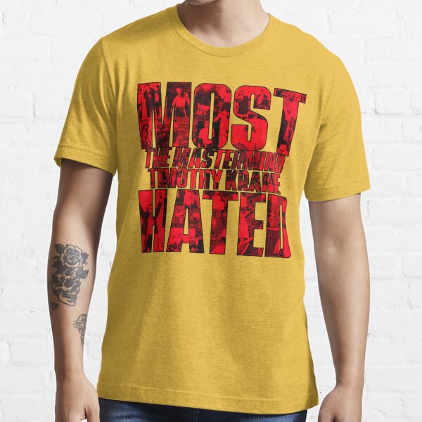 Red /white MOST HATED t shirt – MH Apparel And Merchandise