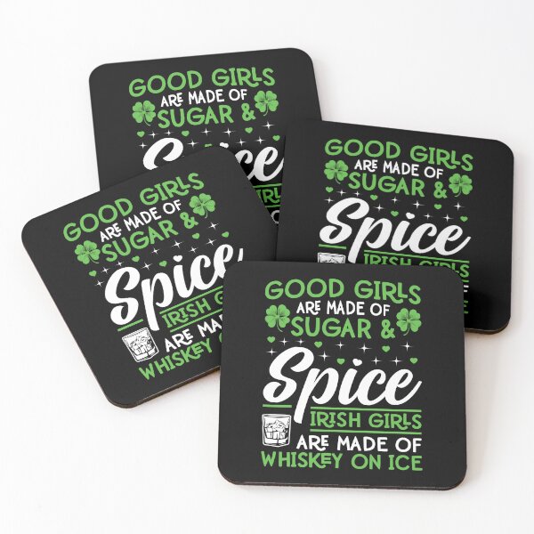 Item preview, Irish Girls Are Made Of Whiskey On Ice Shirt, St. Patrick's Day Shirt, Lucky Leprechaun Shirt, Irish Girls Shirt, Irish Drinking Shirt designed and sold by aymob.